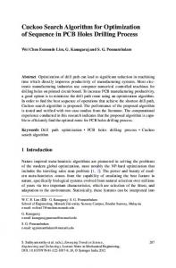 Cuckoo Search Algorithm for Optimization of Sequence ... - Springer Link