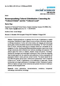 Cultural Global - MDPI