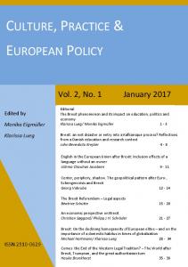 culture, practice & european policy