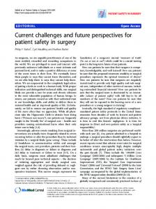 Current challenges and future perspectives for ... - Semantic Scholar