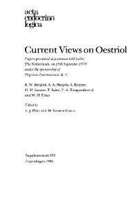 Current Views on Oestriol