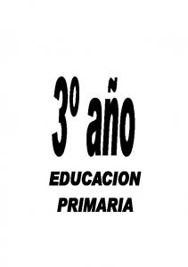 Curso tercero de primaria