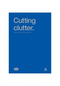 Cutting Clutter: Combating clutter in annual reports