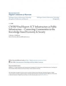 CWIRP Final Report - Ryerson University