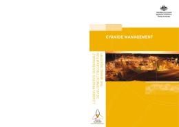 cyanide management - International Mining for Development Centre