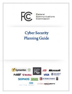 Cyber Security Planning Guide