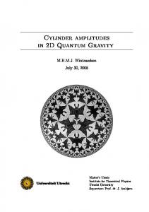 Cylinder amplitudes in 2D Quantum Gravity