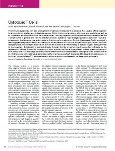 Cytotoxic T Cells - Core