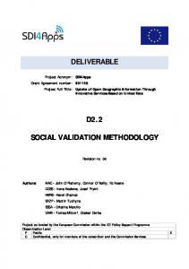 D2.2 Social Validation Methodology