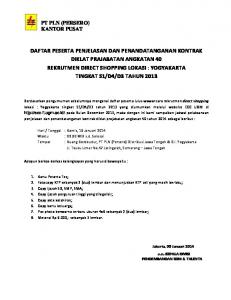 DAFTAR PESERTA PENJELASAN DAN ... - ECC UGM