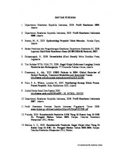 DAFTAR PUSTAKA 1. Departemen Kesehatan Republik Indonesia ...