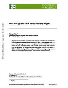 Dark Energy and Dark Matter in Stars Physic