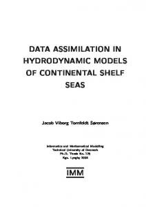 data assimilation hydrodynamic models of ... - Henrik Madsen