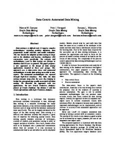 Data-Centric Automated Data Mining - Semantic Scholar
