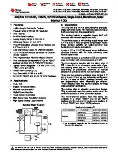 Data Sheet - Texas Instruments