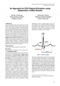 (DB4) Wavelet - Semantic Scholar