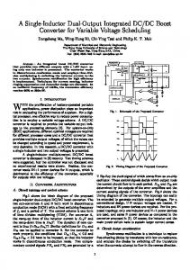 DC Boost Converter for