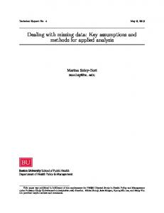 Dealing with missing data: Key assumptions and methods for applied ...