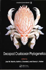 Decapod Crustacean Phylogenetics - CiteSeerX