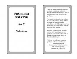 Deck C Solutions - Mathematics