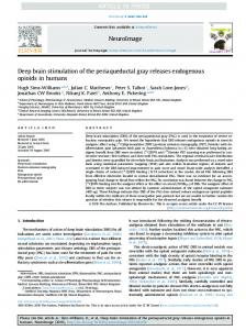 Deep brain stimulation of the periaqueductal gray ... - Semantic Scholar