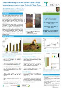Deep soil flipping increases carbon stocks of high ...