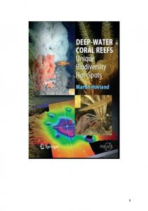 deep water coral reefs