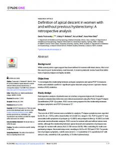 Definition of apical descent in women with and without ... - PLOSwww.researchgate.net › publication › fulltext › Definition