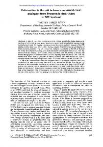 Deformation in the mid to lower continental crust