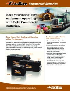 Deka Commercial Batteries