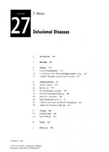 Delusional Diseases - Springer Link