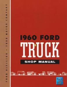 DEMO - 1960 Ford Truck Shop Manual