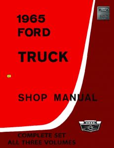 DEMO - 1965 Ford Truck Shop Manual