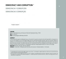 democracy and corruption 1