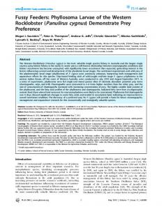 Demonstrate Prey Preference - Semantic Scholar