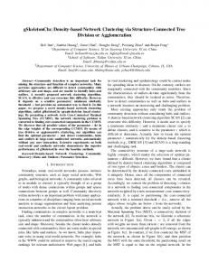 Density-based Network Clustering via Structure ... - CiteSeerX