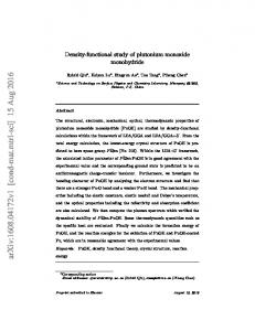 Density-functional study of plutonium monoxide monohydride