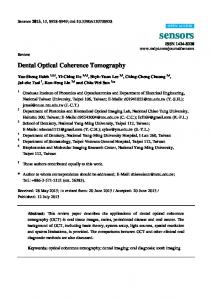 Dental Optical Coherence Tomography - Core