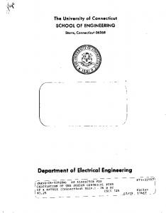 Department of Electrical Engineering - NTRS - NASA