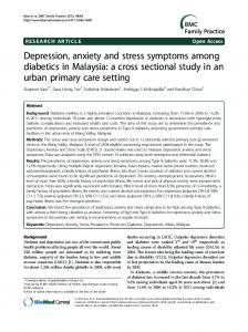 Depression, anxiety and stress symptoms among ... - BioMedSearch