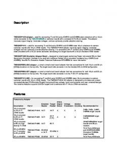 Description Features - Digikey