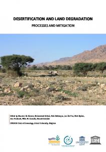 desertification and land degradation