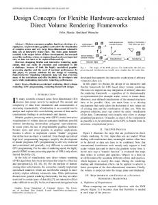 Design Concepts for Flexible Hardware