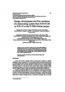 Design, development and first validation of a ... - Semantic Scholar