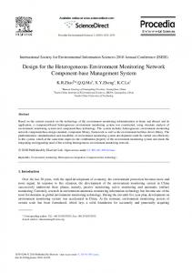 Design for the Heterogeneous Environment ... - Science Direct