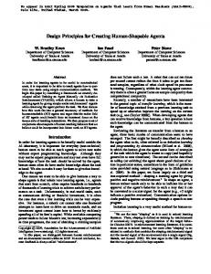 Design Principles for Creating Human-Shapable ... - Semantic Scholar