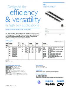 Designed for in high bay applications - Philips Lighting Luminaires