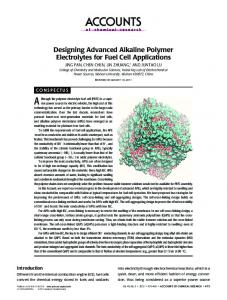 Designing Advanced Alkaline Polymer Electrolytes ... - ACS Publications