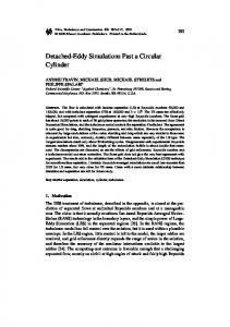 Detached-Eddy Simulations Past a Circular Cylinder