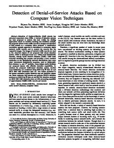 Detection of denial-of-service attacks based on computer vision ...